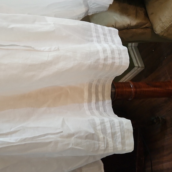 NWT Caslon White L/S Pheasant Top-Size 1X​​​​​​​​ - Picture 3 of 5